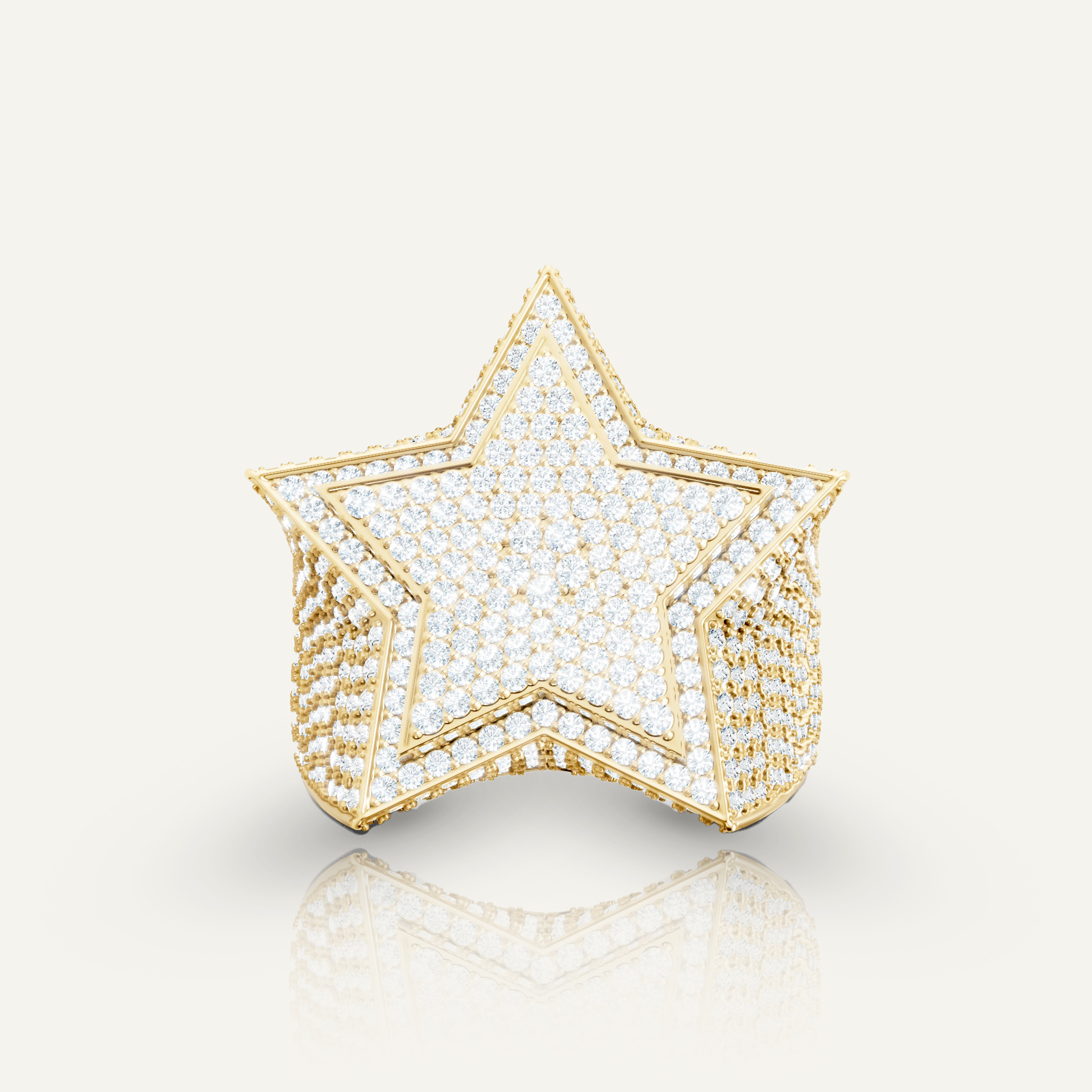 Diamond Shooting Star Ring
