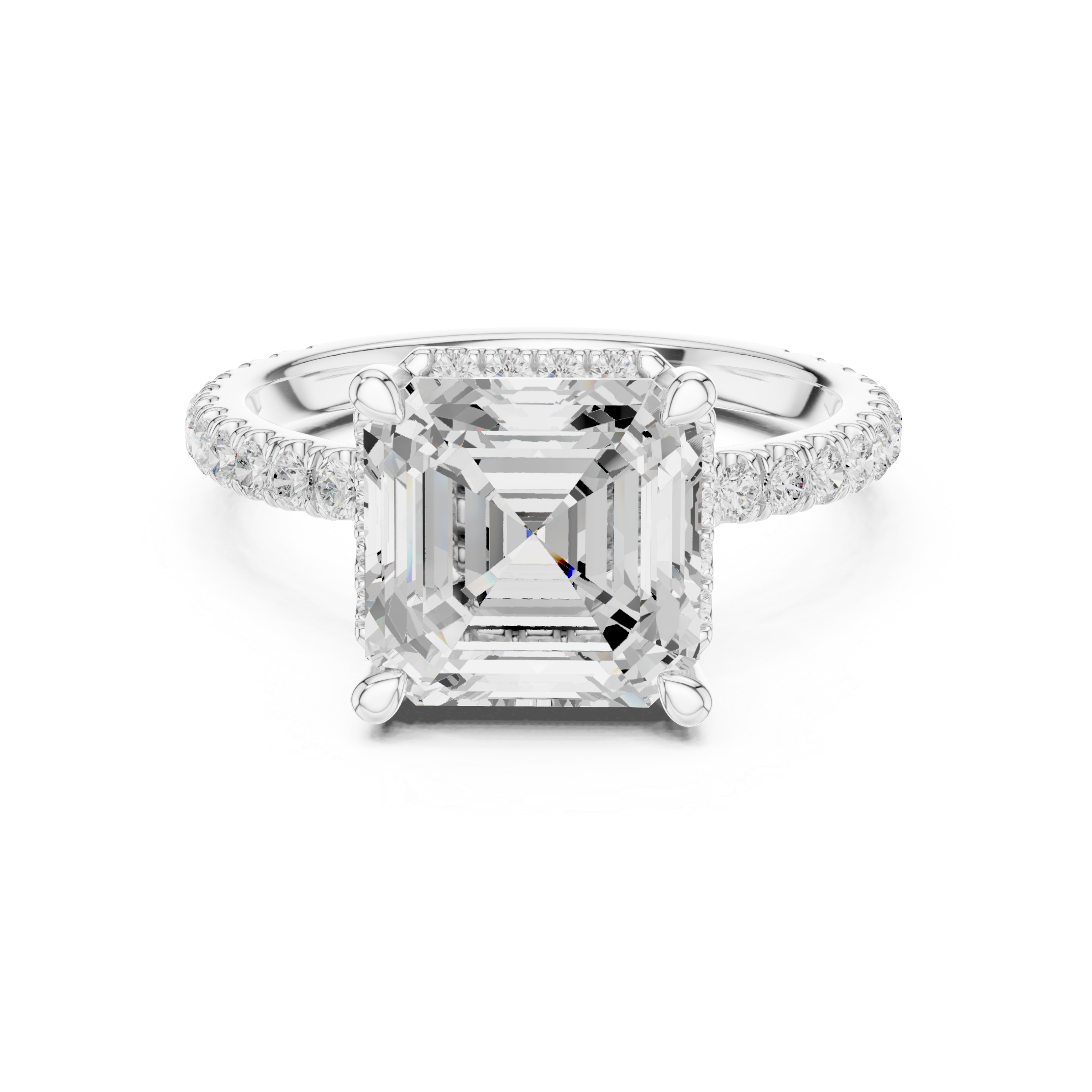 Asscher-Cut Diamond Ring - Image 2