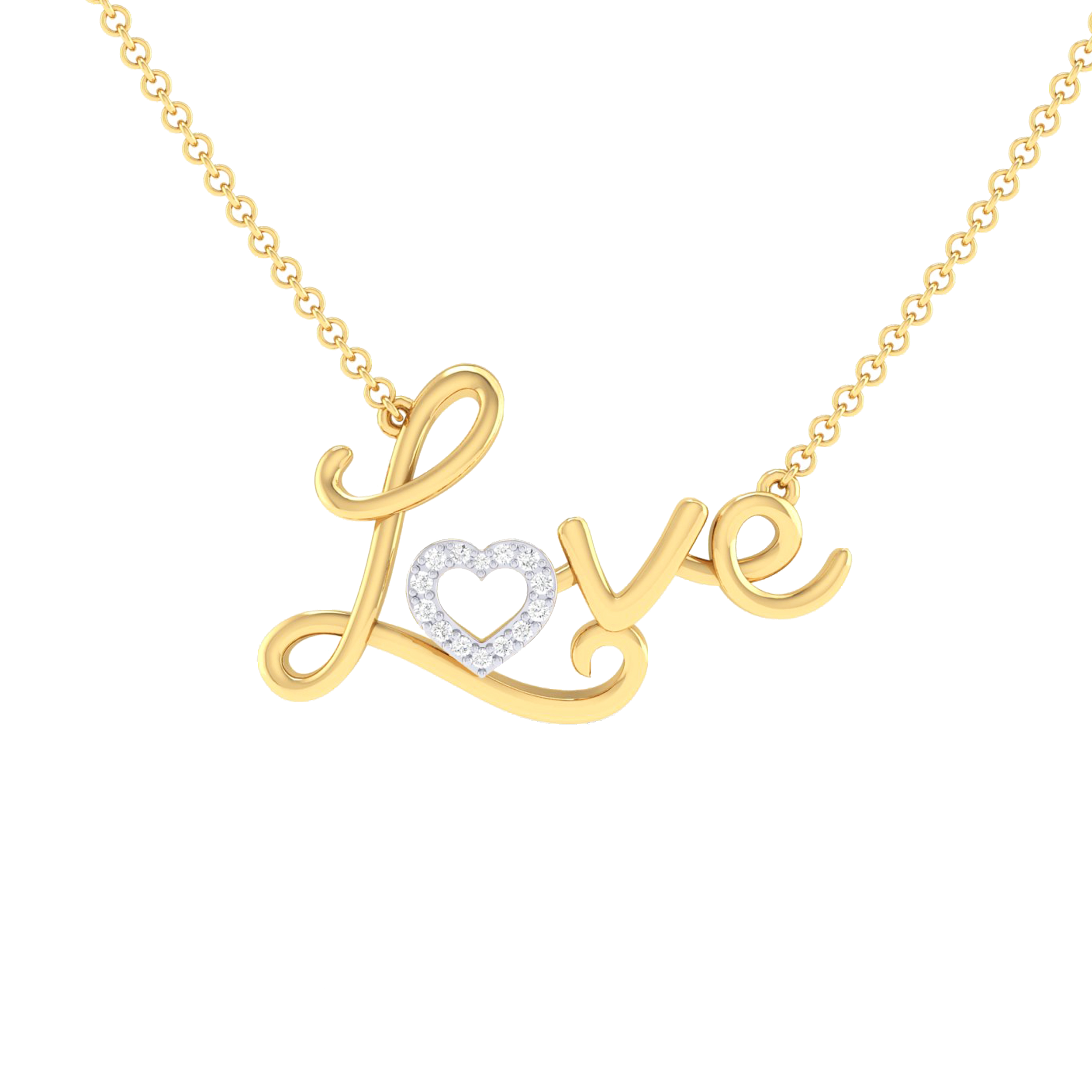 Women's "Love" Pendant Necklace