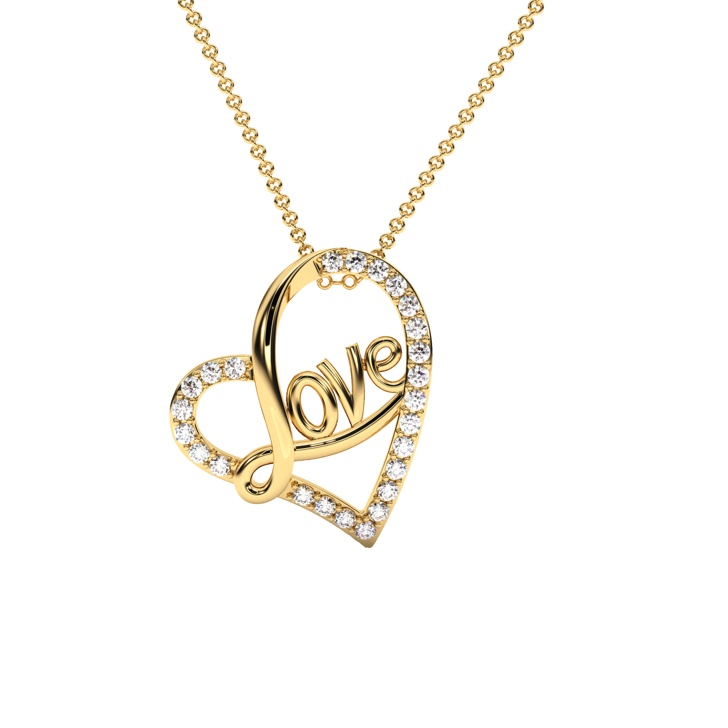 Women’s “Love” Heart Pendant
